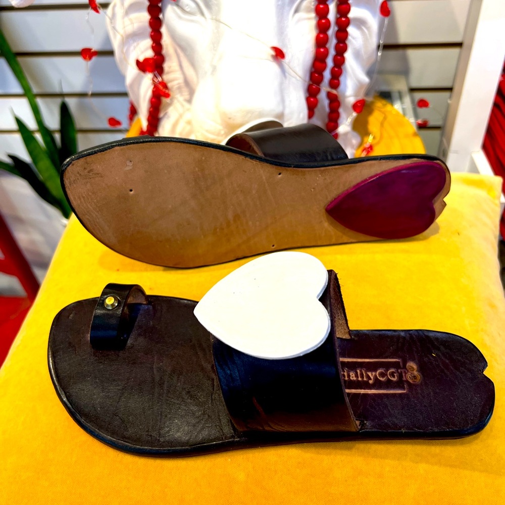 HeartBeat Sandals available in 6 colors - Envelope Clutch and Cuff also
